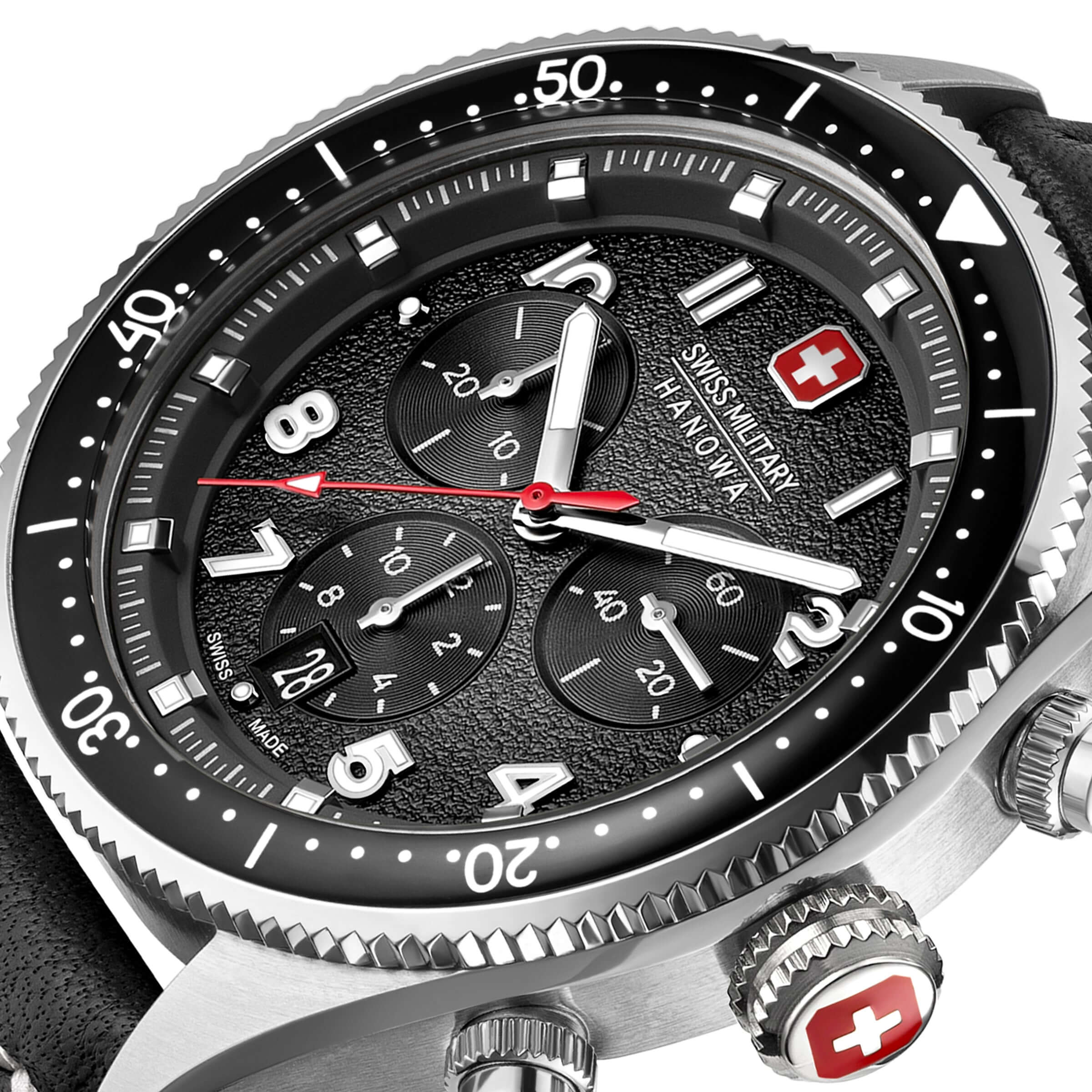 GREYHOUND CHRONO Herren Armbanduhr 42mm - Swiss Made - Image 3