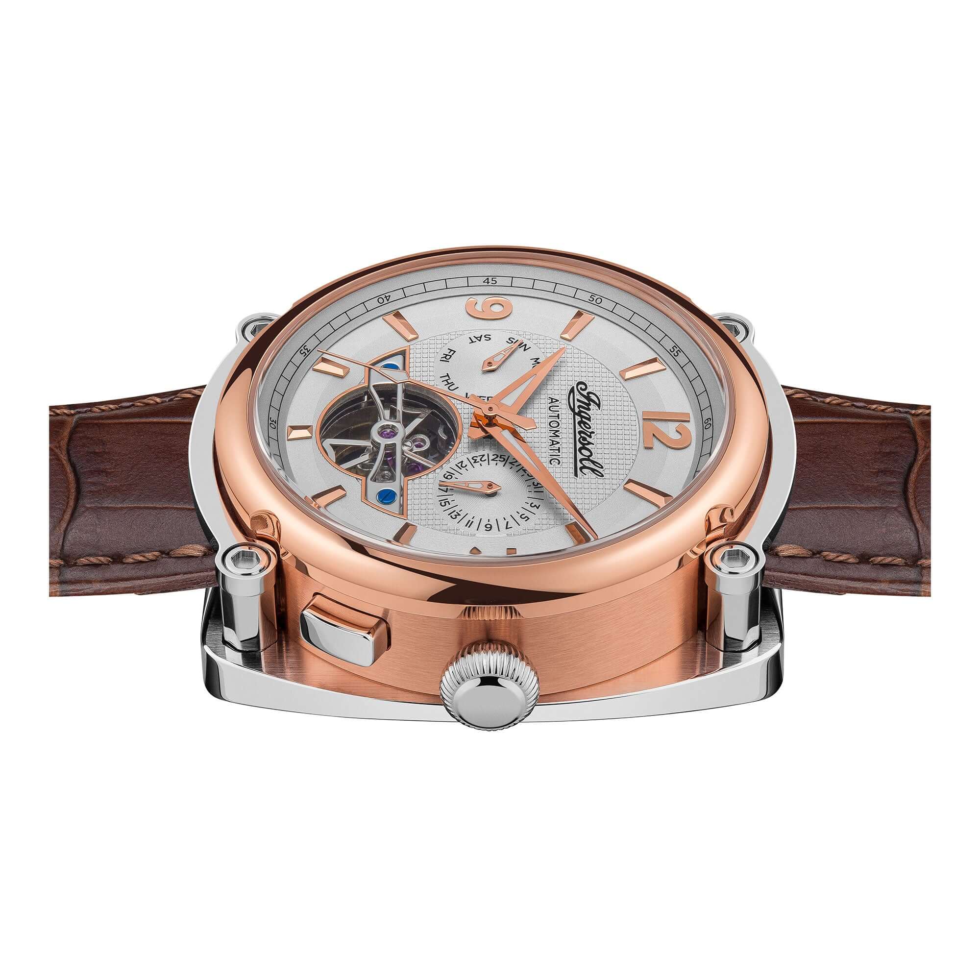 Ingersoll I01103B The Michigan Automatik Herrenuhr 45mm 5ATM - Image 4
