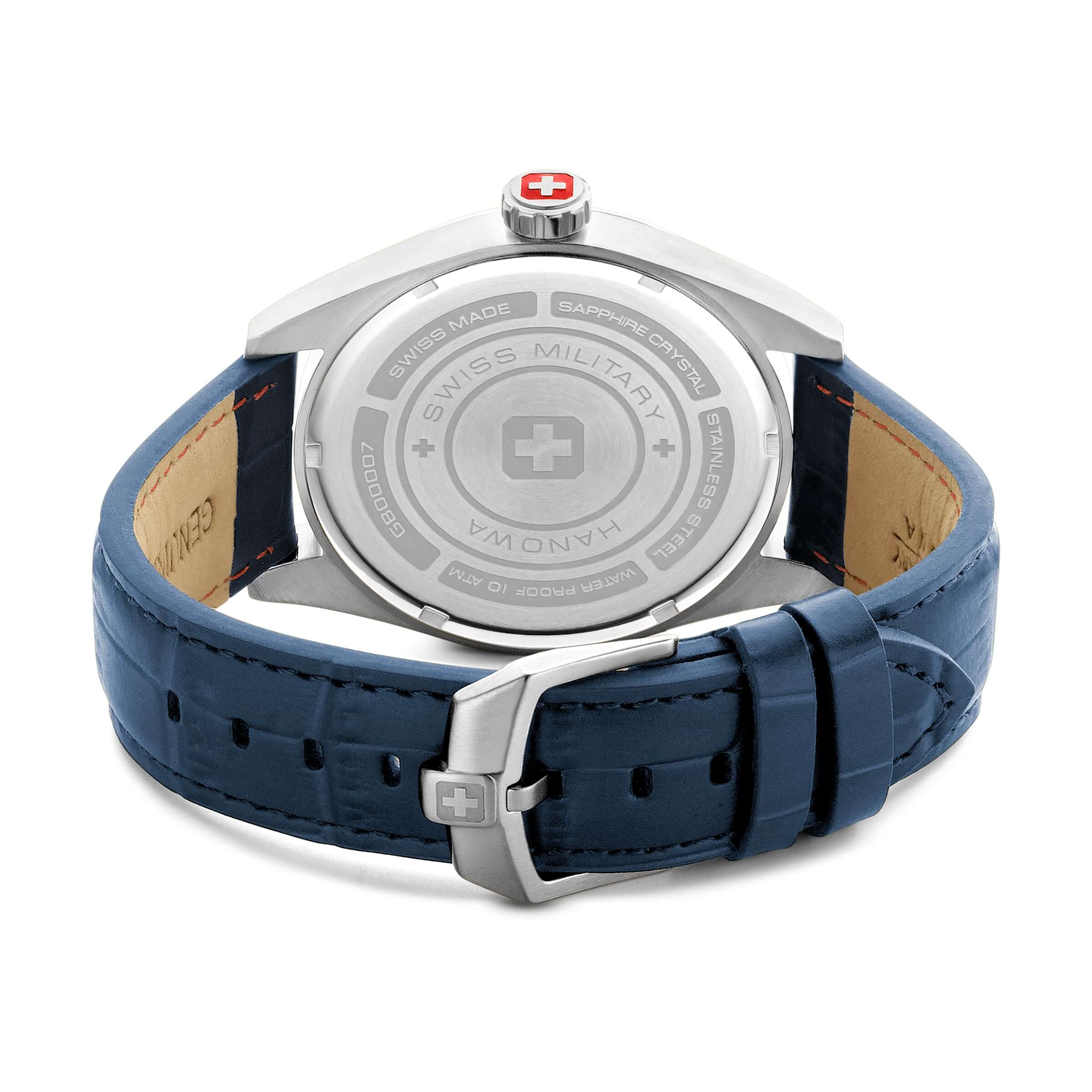 LYNX Leder Blau 40mm - Swiss Made - Image 3