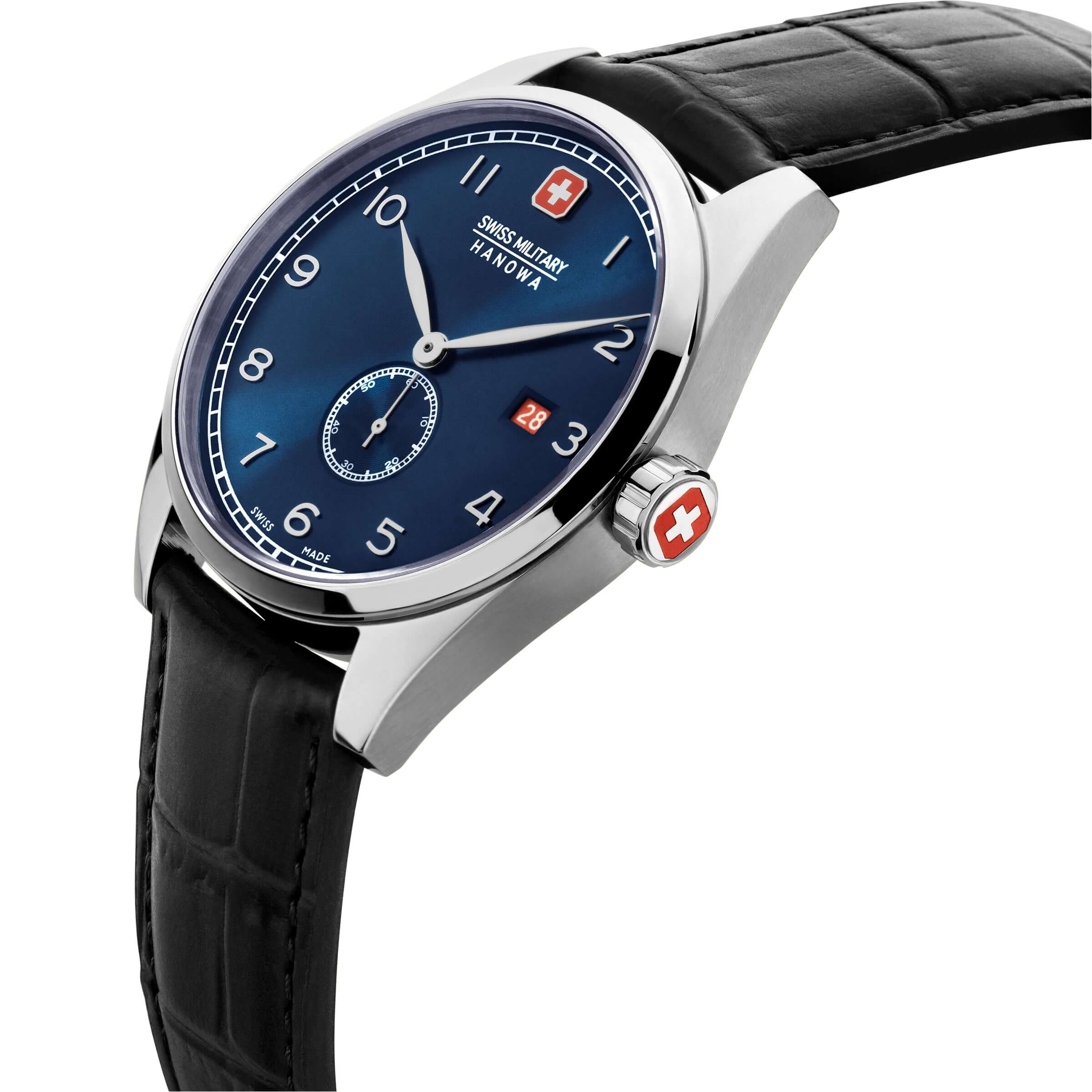 LYNX Leder Blau - Chronograph - Swiss Made - Image 2