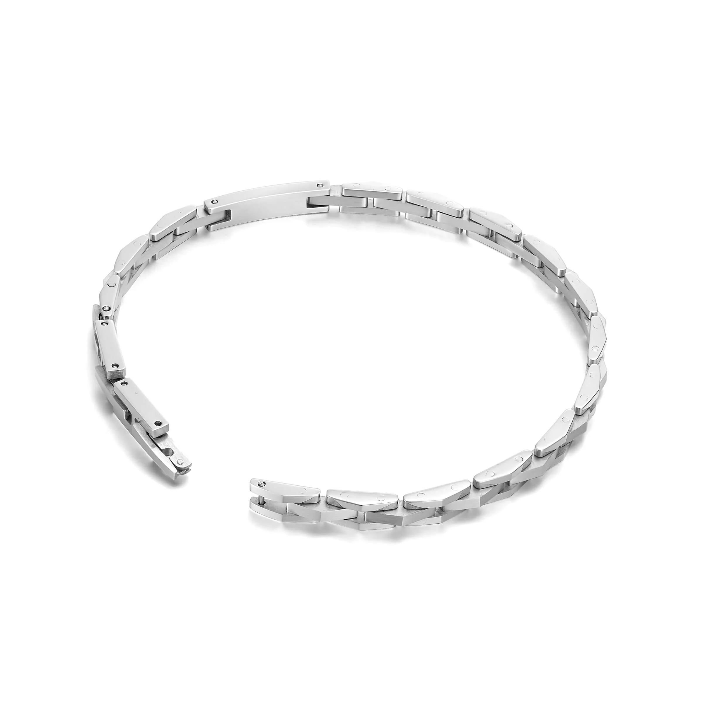 Police Herren Armband Kette Silber 20 cm Edelstahl Herrenarmband Silber Kette Herren Schmuck - Image 3