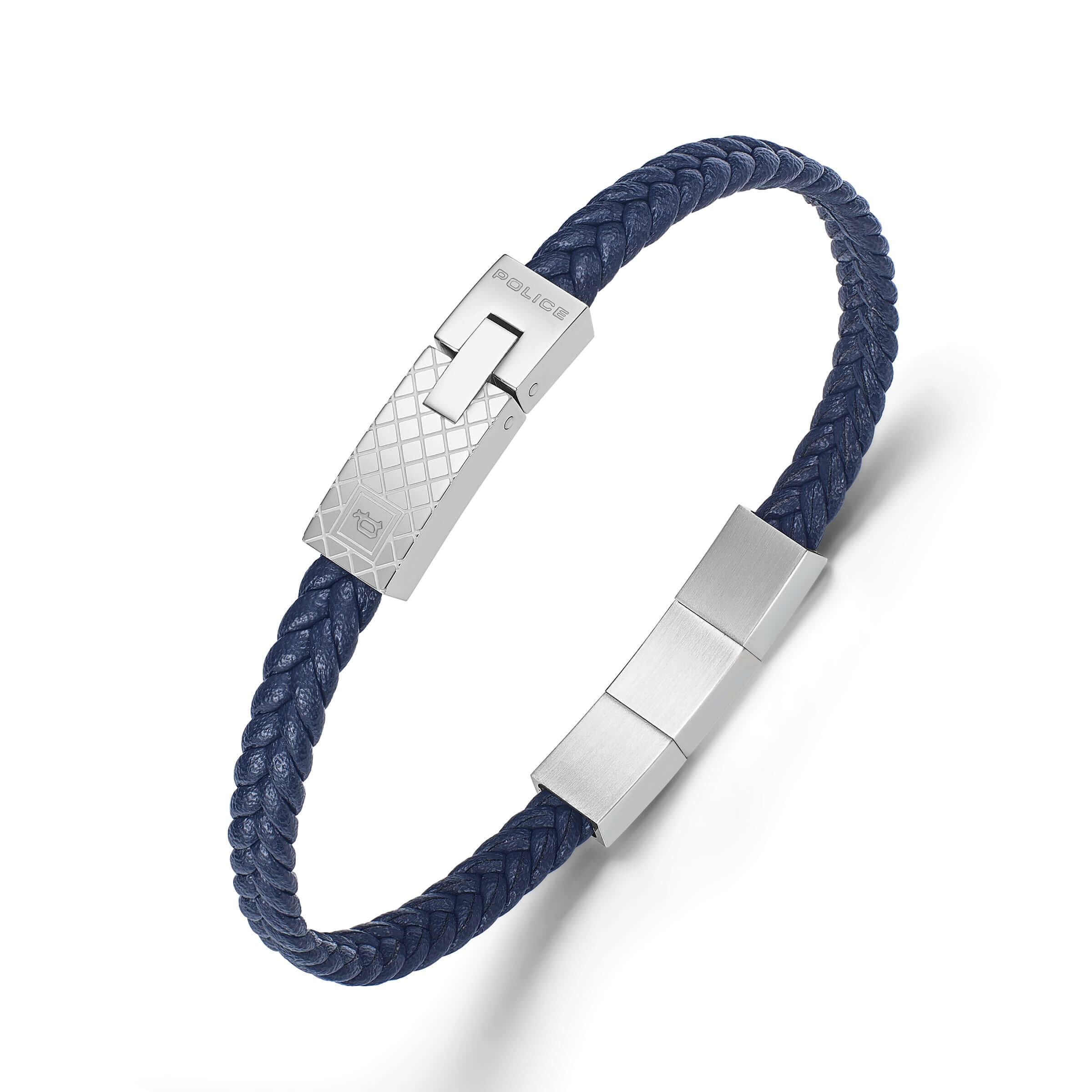 Police Herren Leder Armband Blau Lederarmband Herrenarmband Leder Herrenarmband Leder Herrenarmband Lederarmband Herren - Image 2