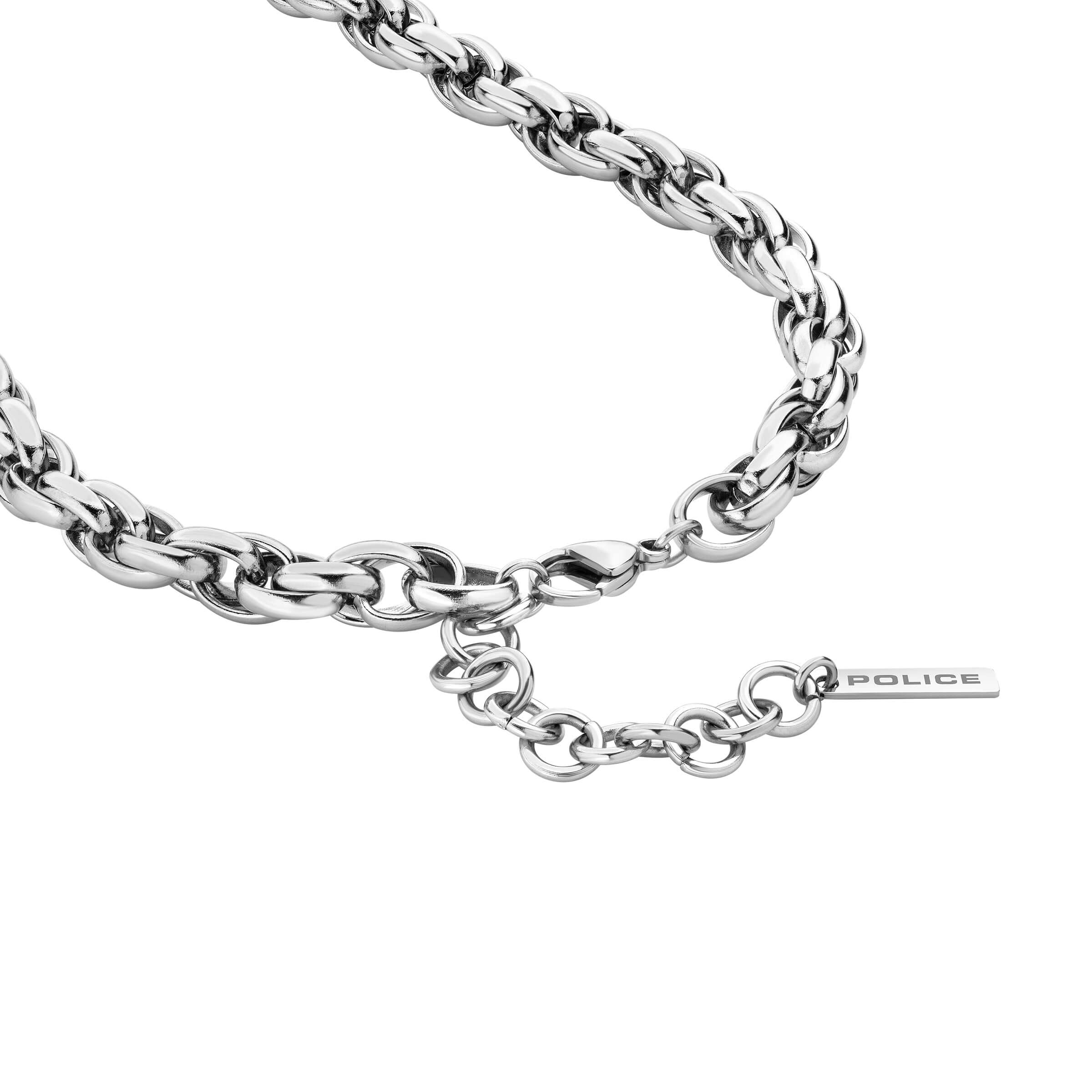 Police Herren Kette Halskette Silber 50 cm Edelstahl Kette Halsband Schmuck Herrenkette - Image 2