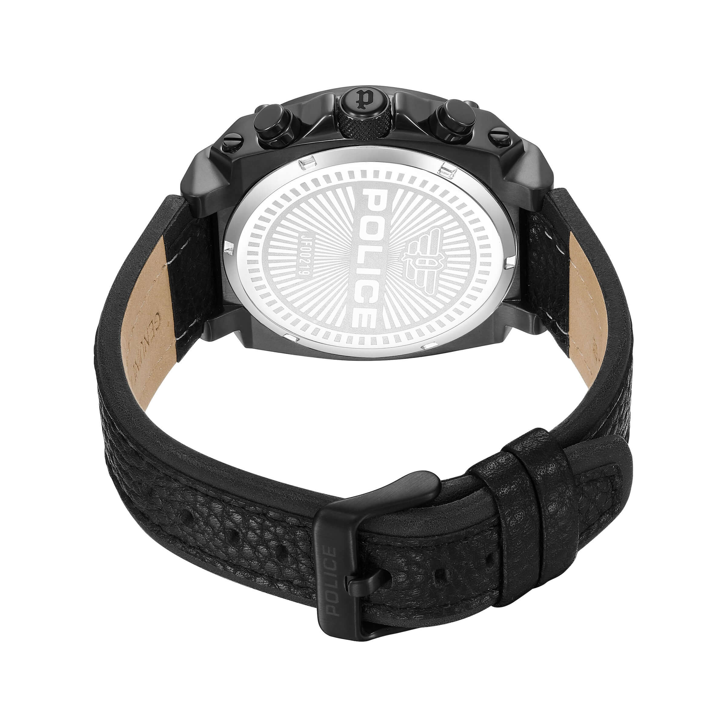 Police Herren Armbanduhr Analog Quarz Edelstahl Silber 44 mm - Police Uhr günstig kaufen - Image 4