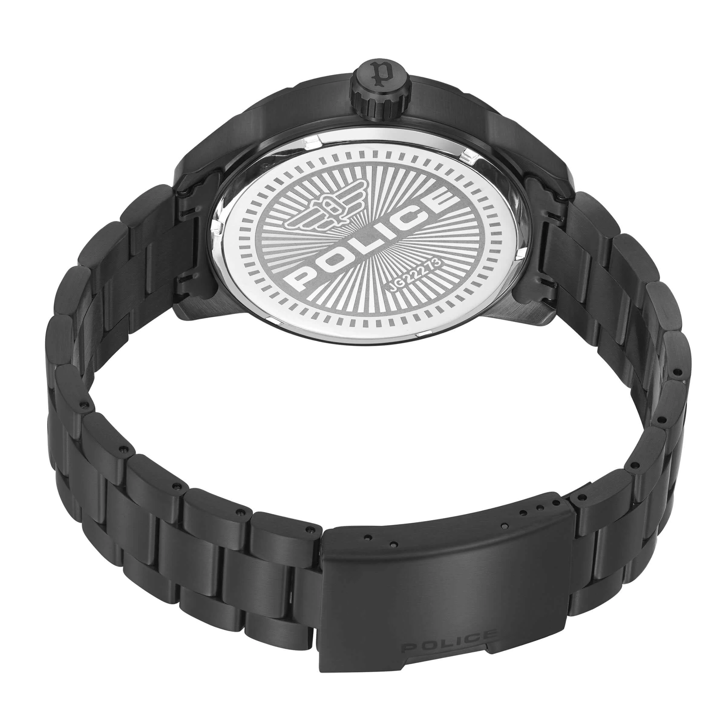 Police Herren Armbanduhr Analog Schwarze Uhr 44mm Edelstahl - Armbanduhr Herren - Günstig Kaufen - Image 2