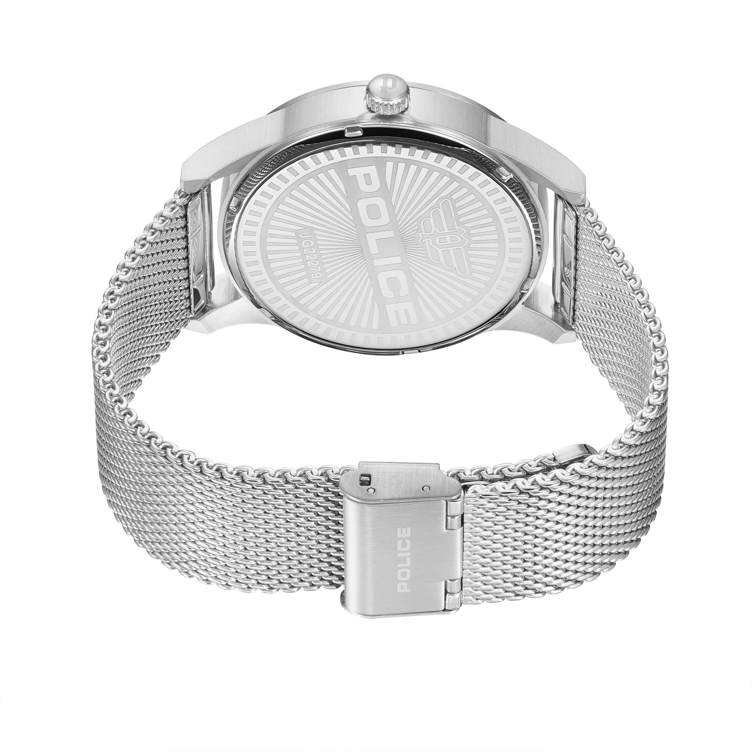 Police Herren Armbanduhr Analog Silber/Schwarz - Militär Uhr Herren Armbanduhr - Armbanduhr Chronograph - Armbanduhr Herren - Herrenuhr - Police Uhr - Image 3