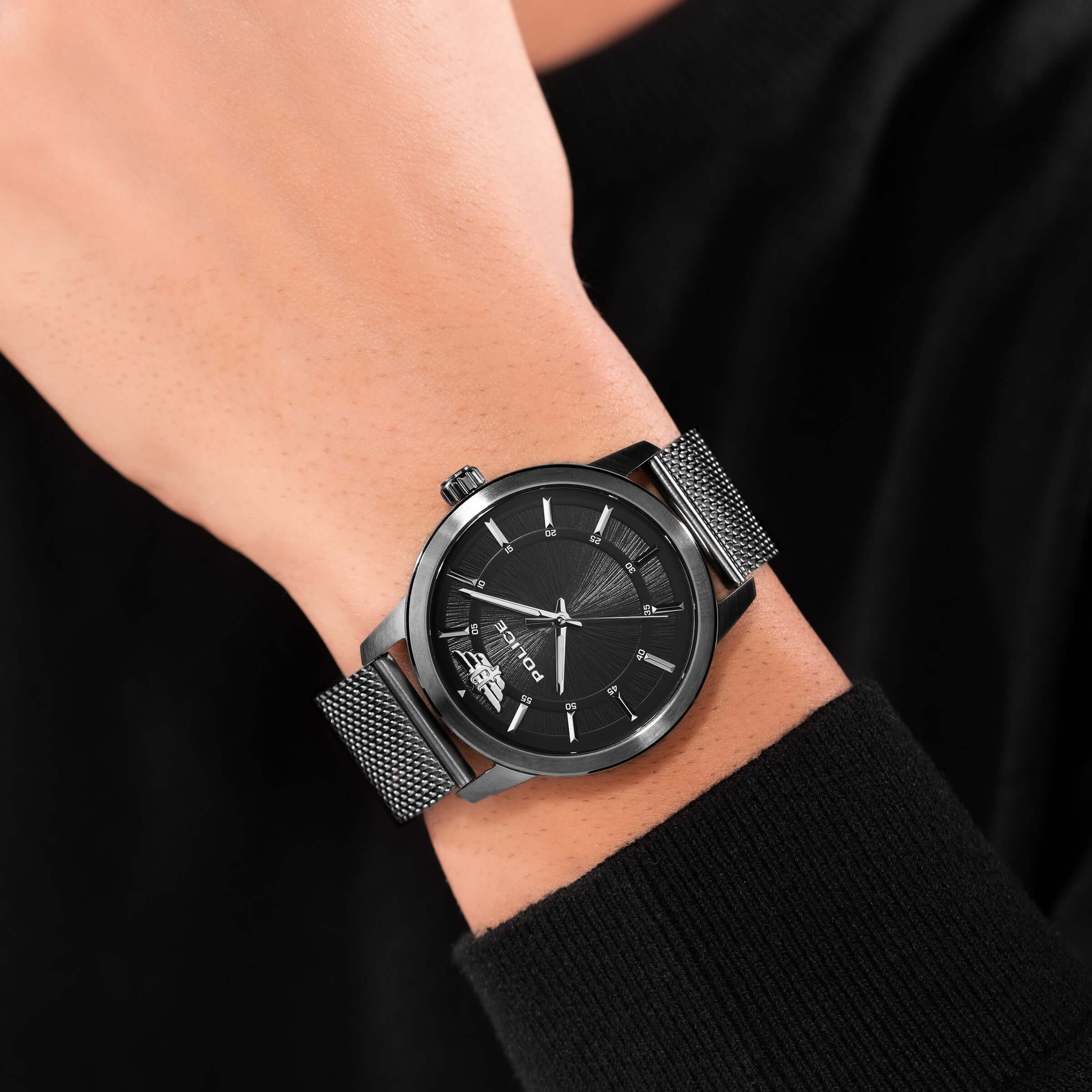 Police Unisex Wristwatch Analog Watch Men's Watches Police Watches Silber Edelstahl Armbanduhr Herrenuhr Chronograph - Image 4