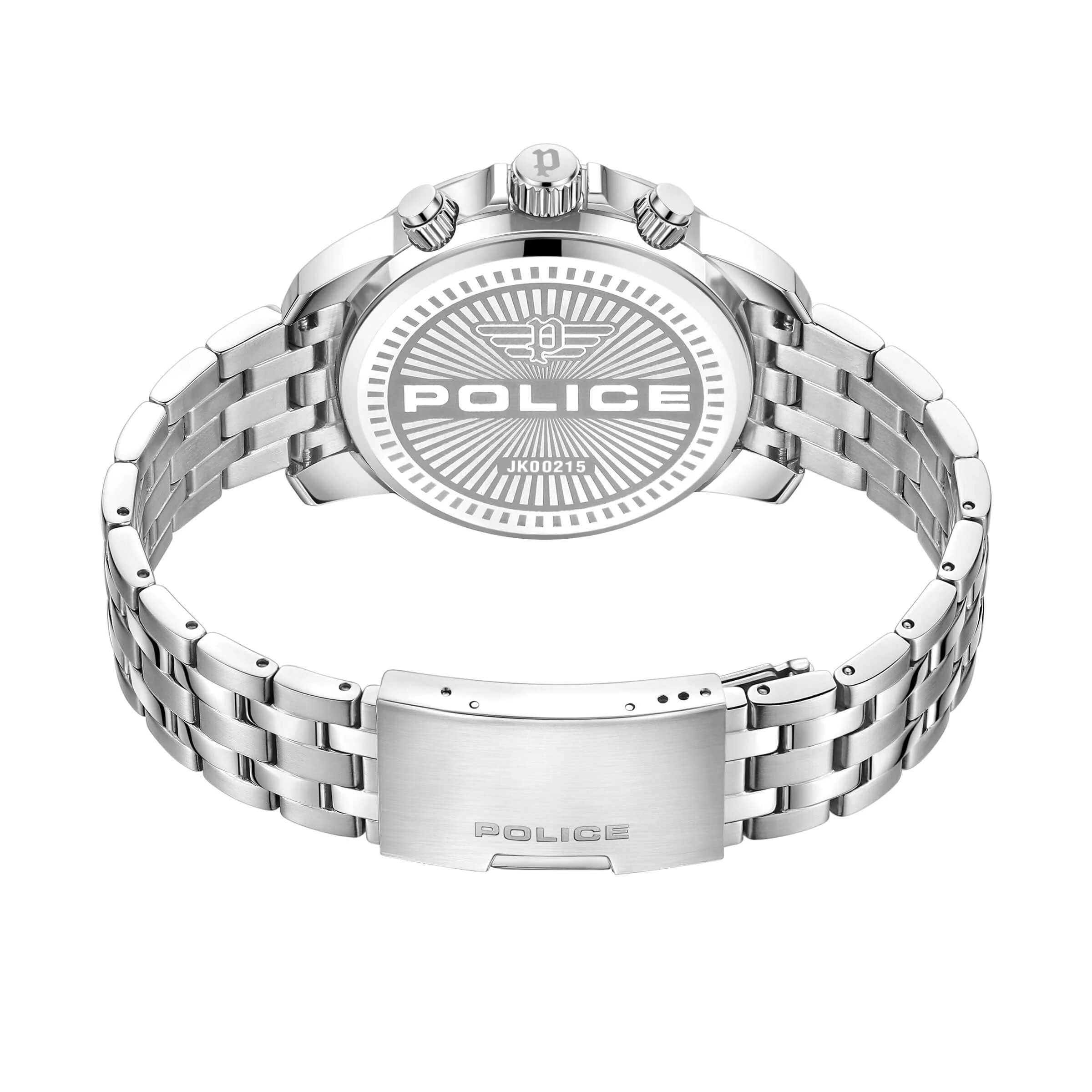 Police Herren Armbanduhr Analog Quarz Uhr Silber 44 mm Edelstahl MENSOR PEWJK0021505 - Jetzt kaufen - Image 3