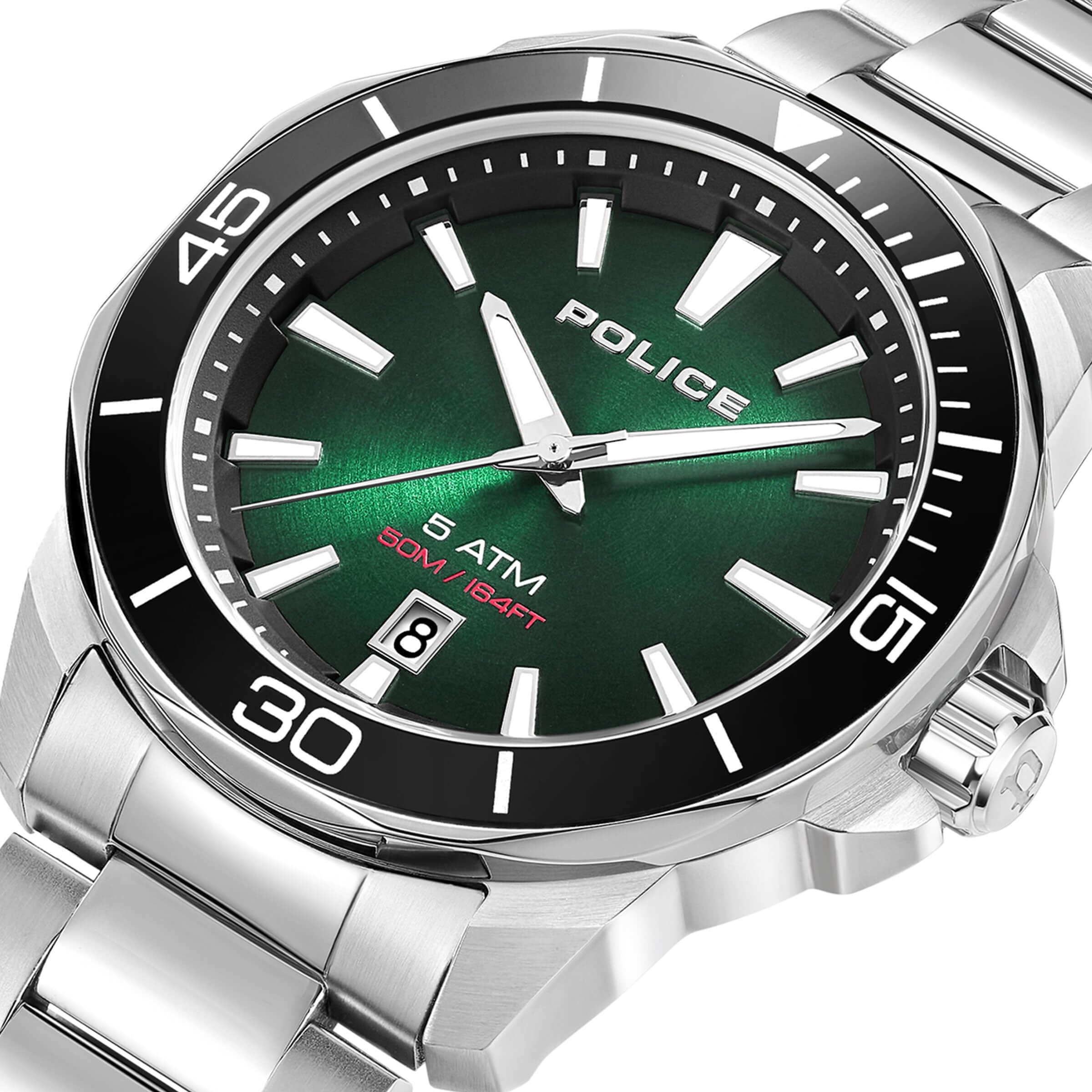 Police Herren Armbanduhr Analog Uhr Green/Black - Chronograph Handgelenk Armbänder Uhren - Image 3