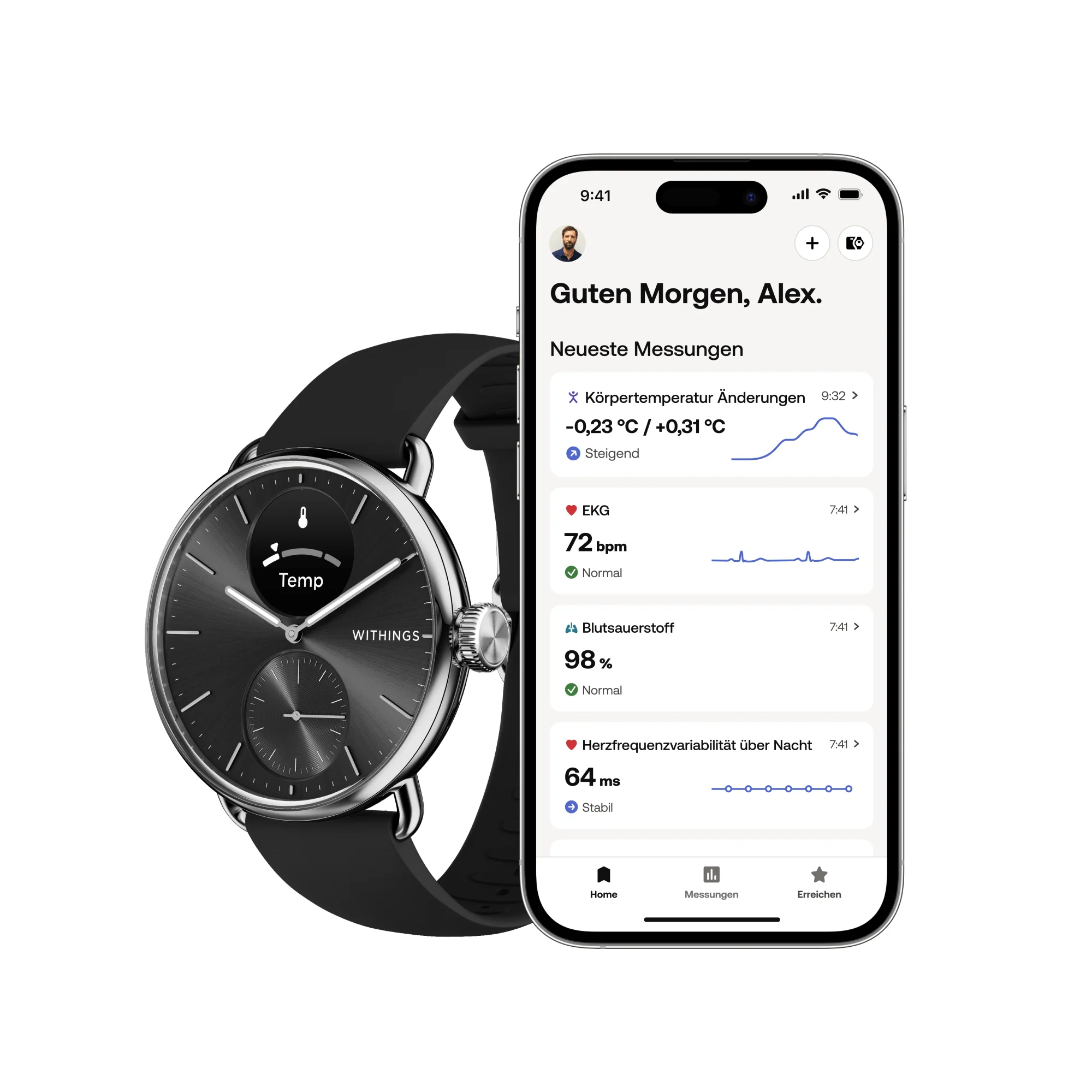 Withings ScanWatch 2 - Black 38mm - Image 14