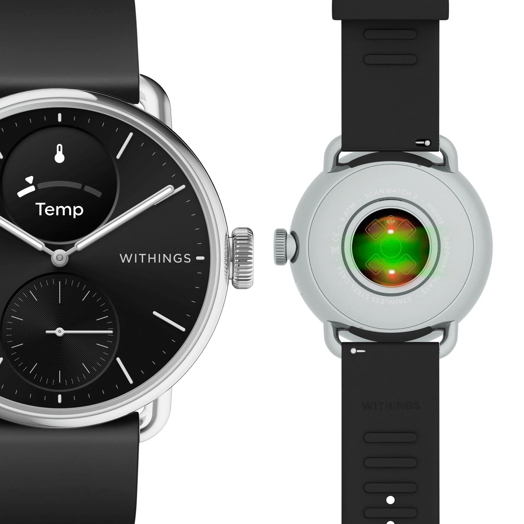 Withings ScanWatch 2 - Black 38mm - Image 16
