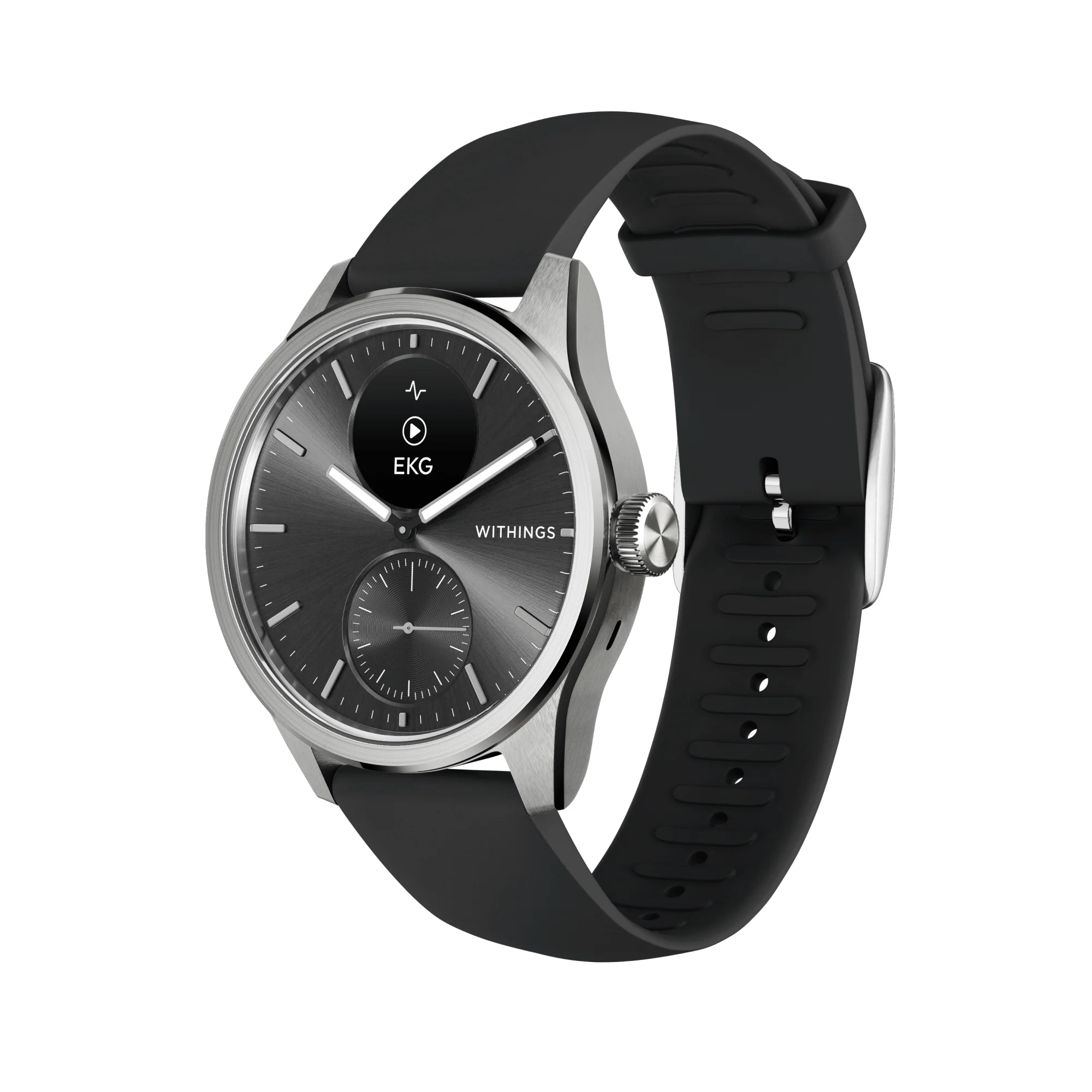 Withings ScanWatch 2 - Black 42mm + Gratis Withings Lederarmband in Schwarz - Image 10