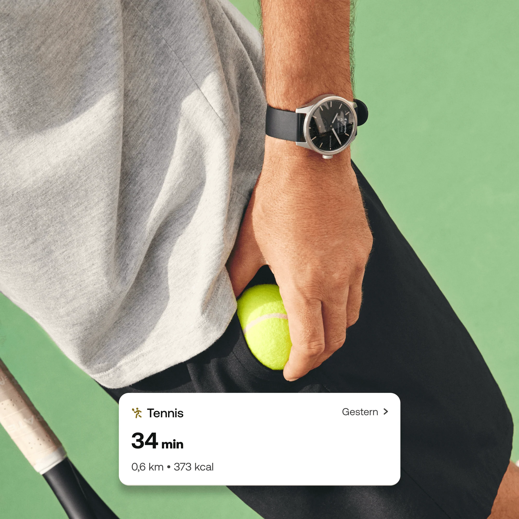 Withings ScanWatch 2 - Black 42mm + Gratis Withings Lederarmband in Schwarz - Image 16