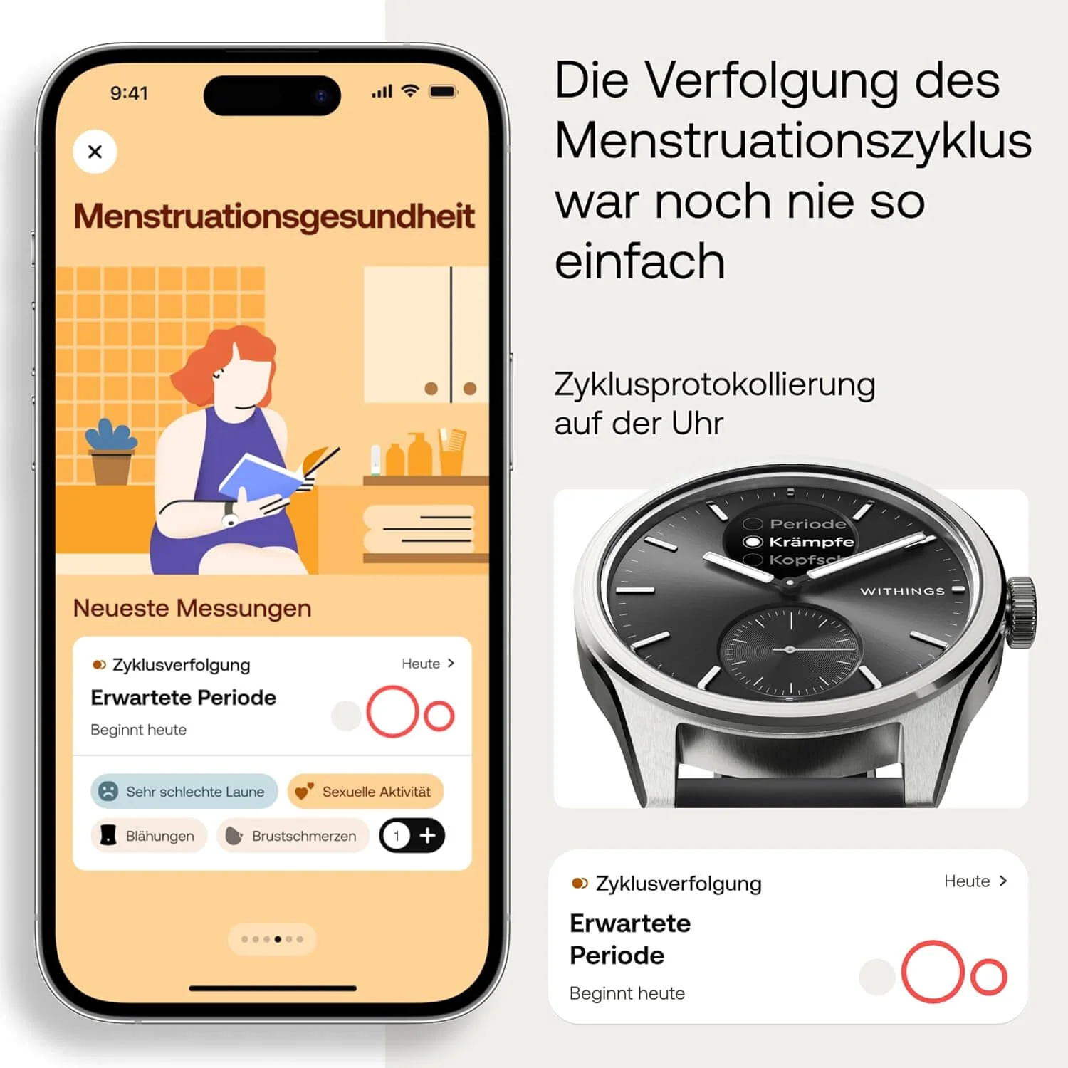 Withings ScanWatch 2 - Black 42mm + Gratis Withings Lederarmband in Schwarz - Image 3