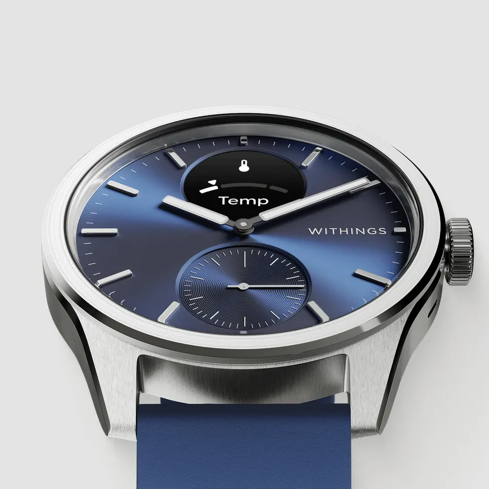 Withings ScanWatch 2 - Blau 42mm + Gratis Withings Lederarmband in Schwarz - Image 10