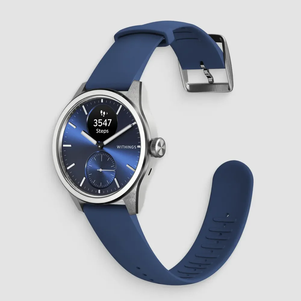 Withings ScanWatch 2 - Blau 42mm + Gratis Withings Lederarmband in Schwarz - Image 9
