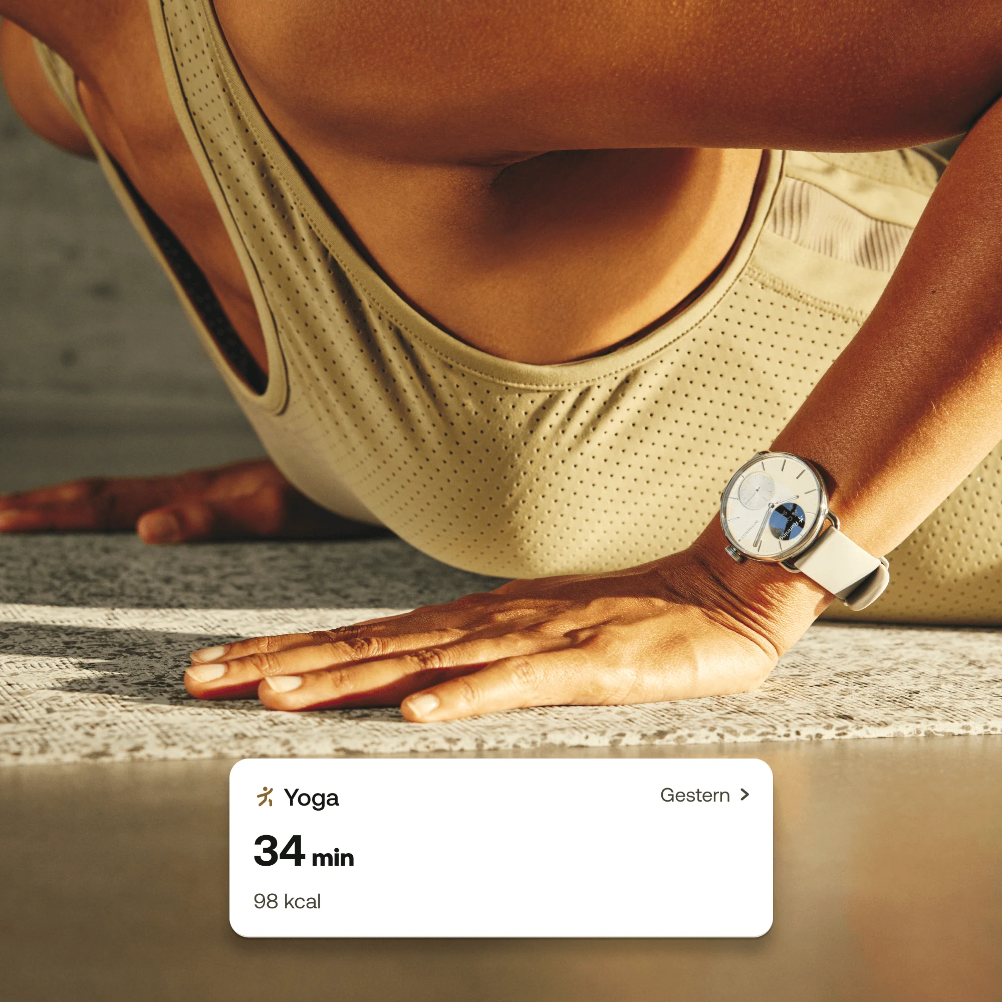 Withings ScanWatch 2 - 38mm Blau Rosegold + Gratis Lederarmband Pink - Image 12
