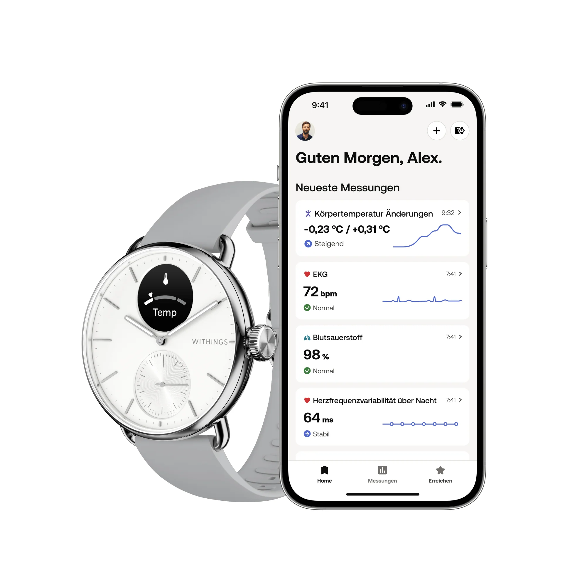 Withings Scanwatch 2 White - 38mm - Image 15