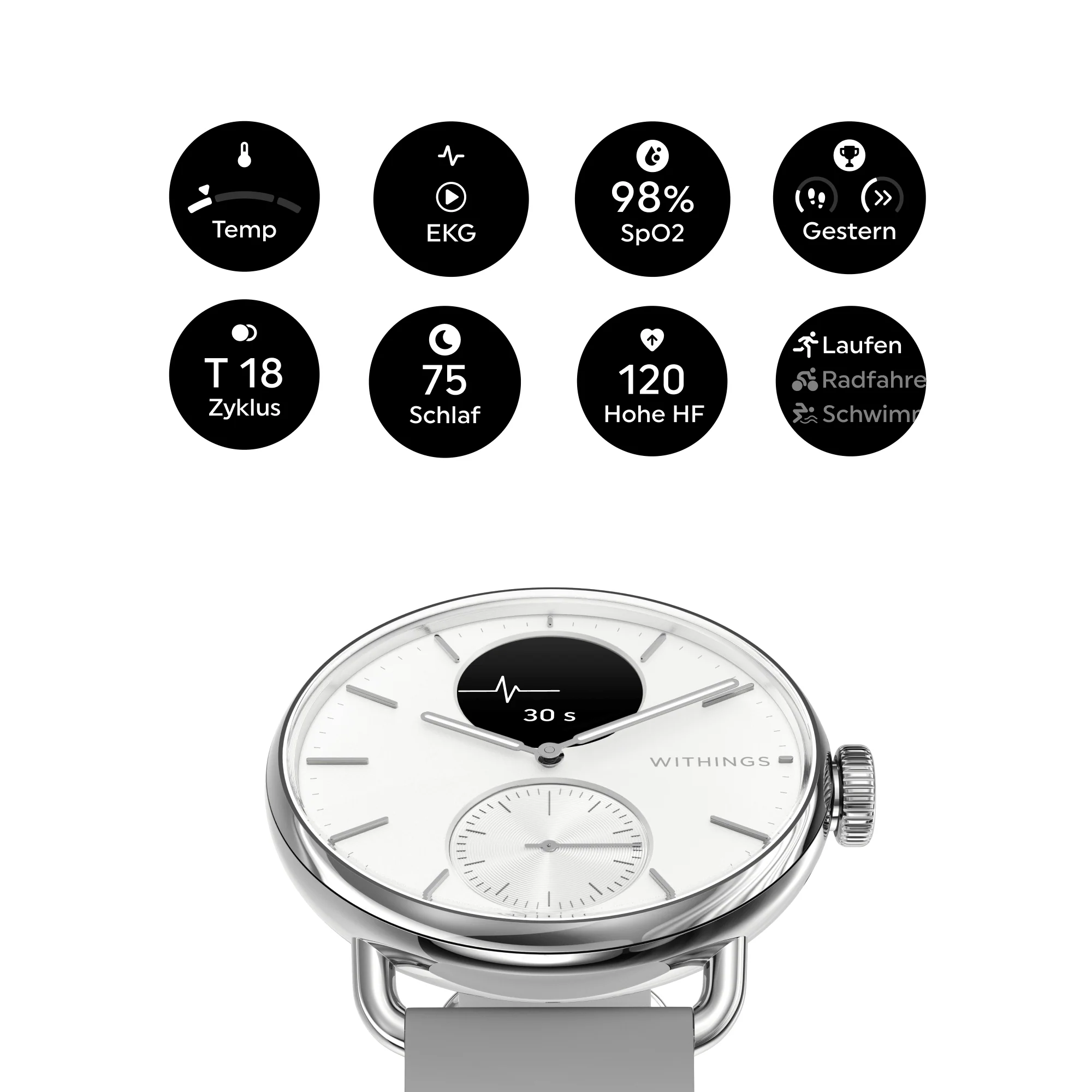 Withings Scanwatch 2 White - 38mm - Image 16