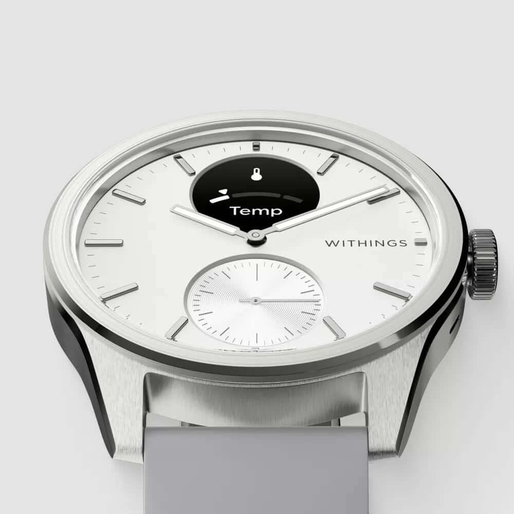 Withings ScanWatch 2 - White 42mm + Gratis Withings Lederarmband in Braun - Image 11