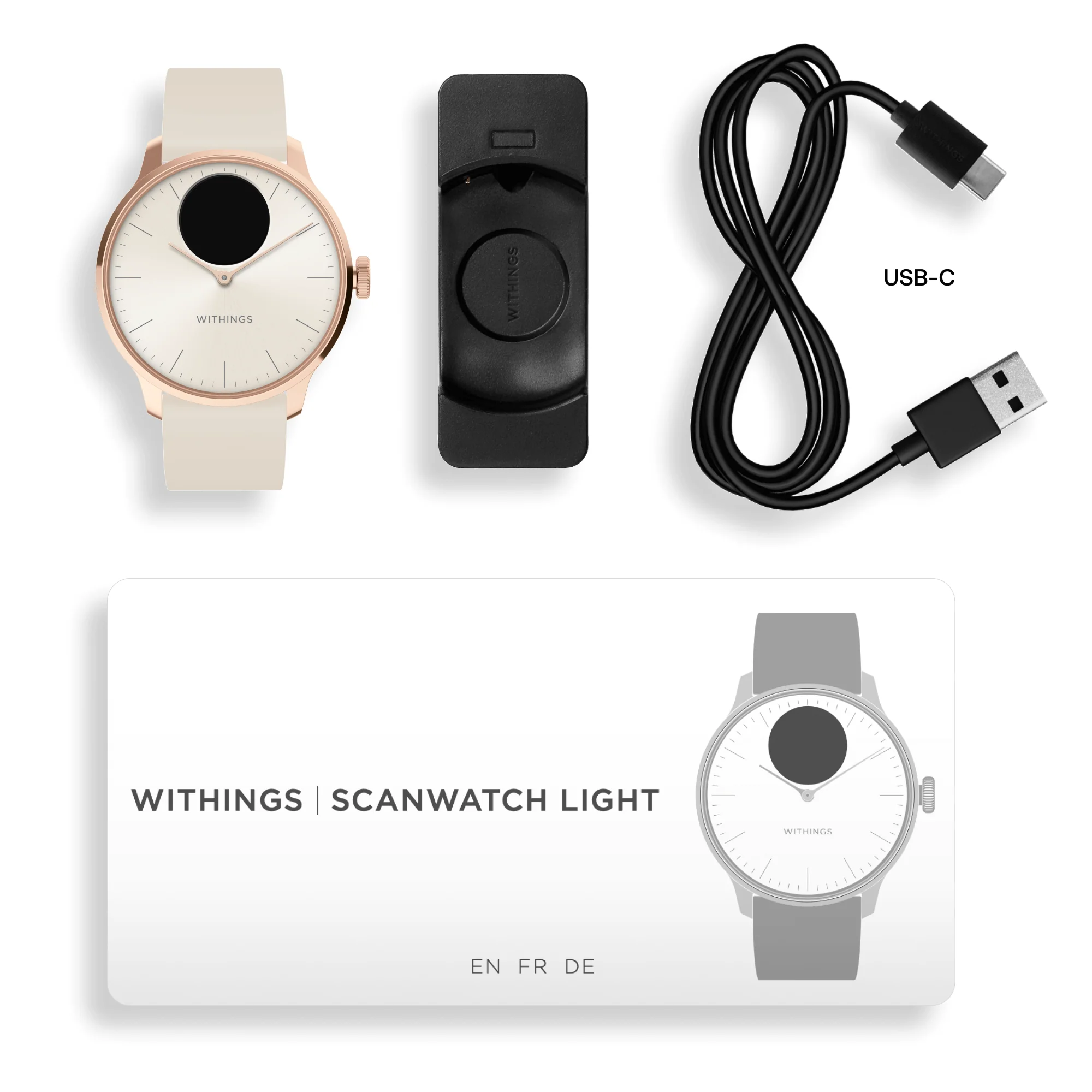 Withings ScanWatch Light 37mm - Sand - Image 3