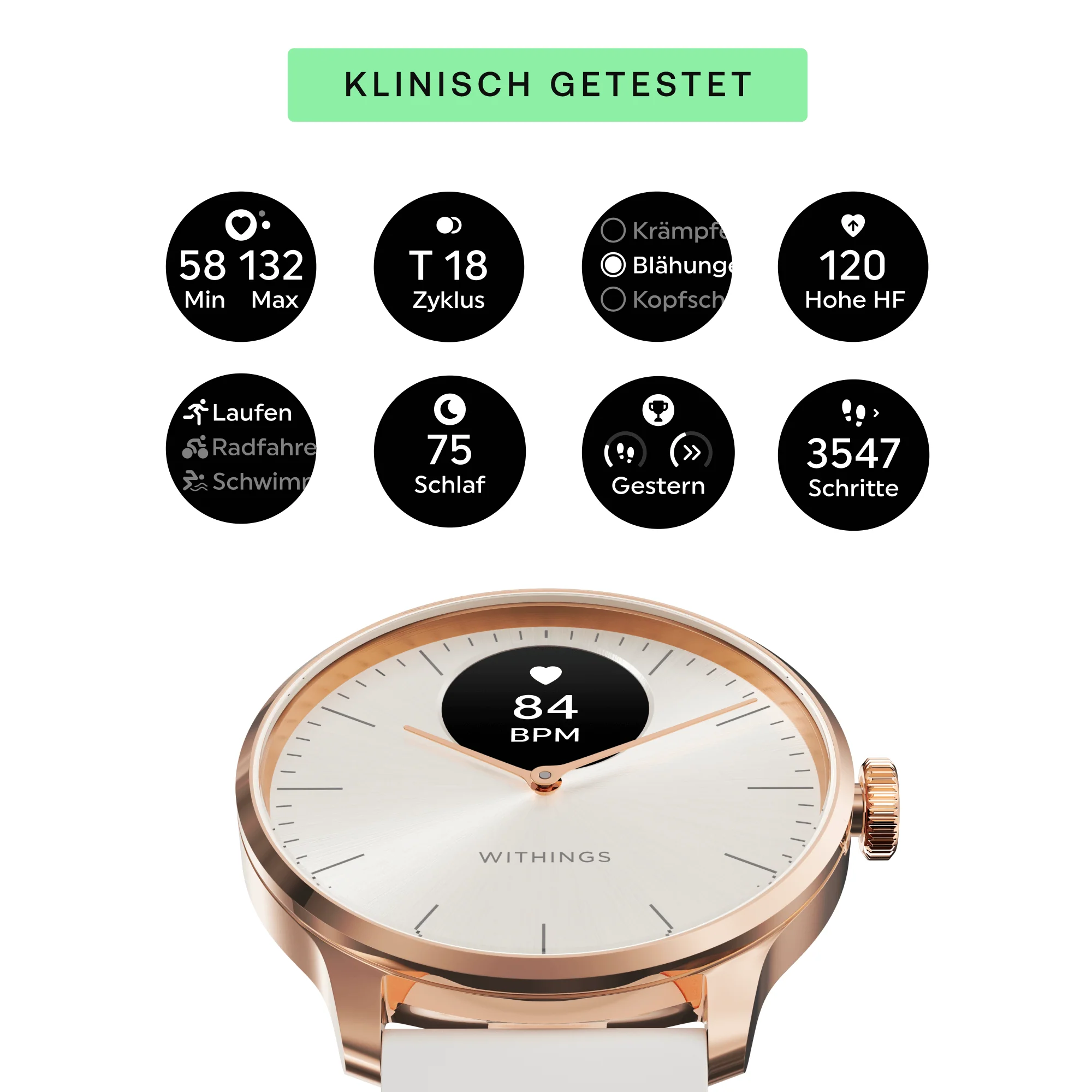 Withings ScanWatch Light 37mm - Sand - Image 9