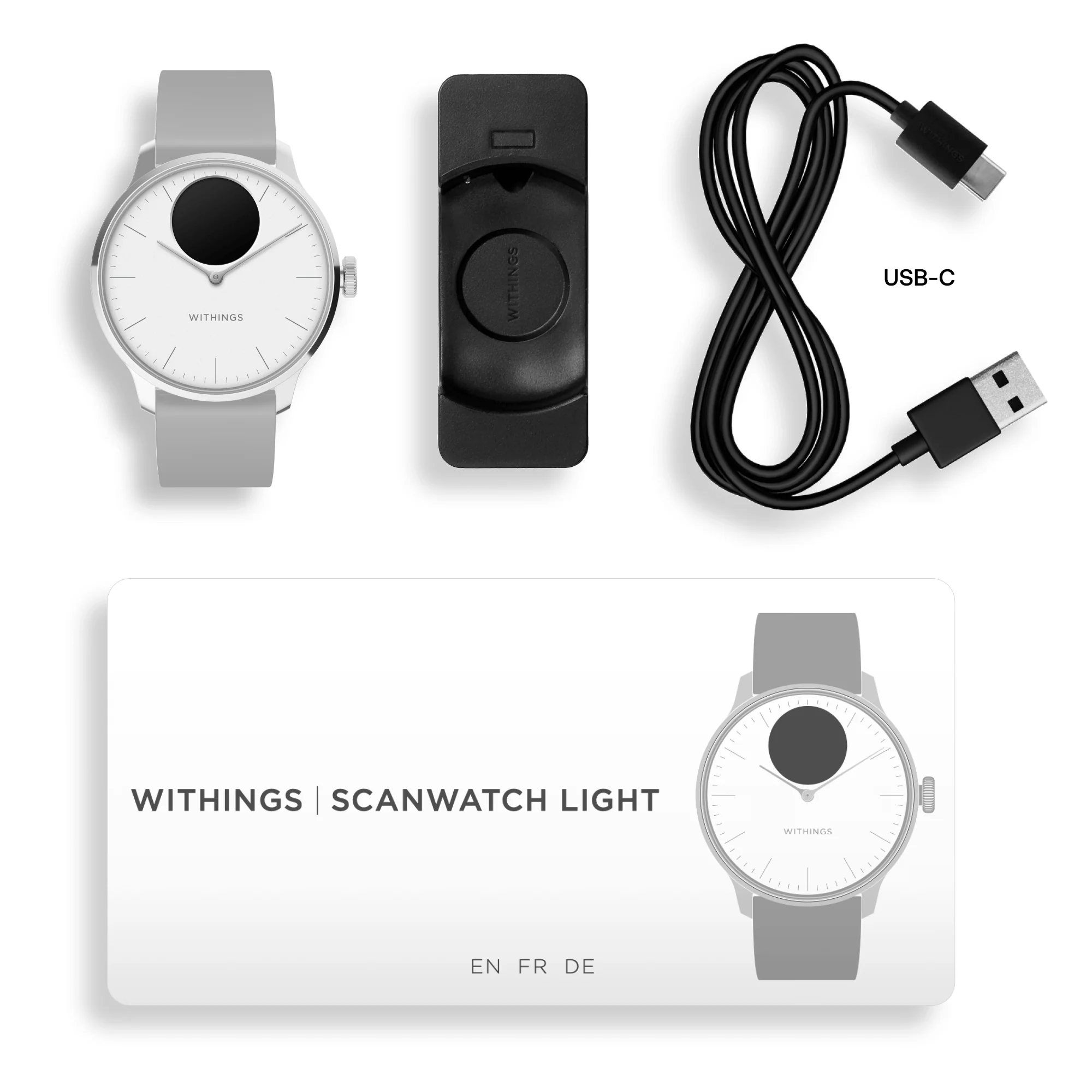 Withings ScanWatch Light - 37mm White - Image 3